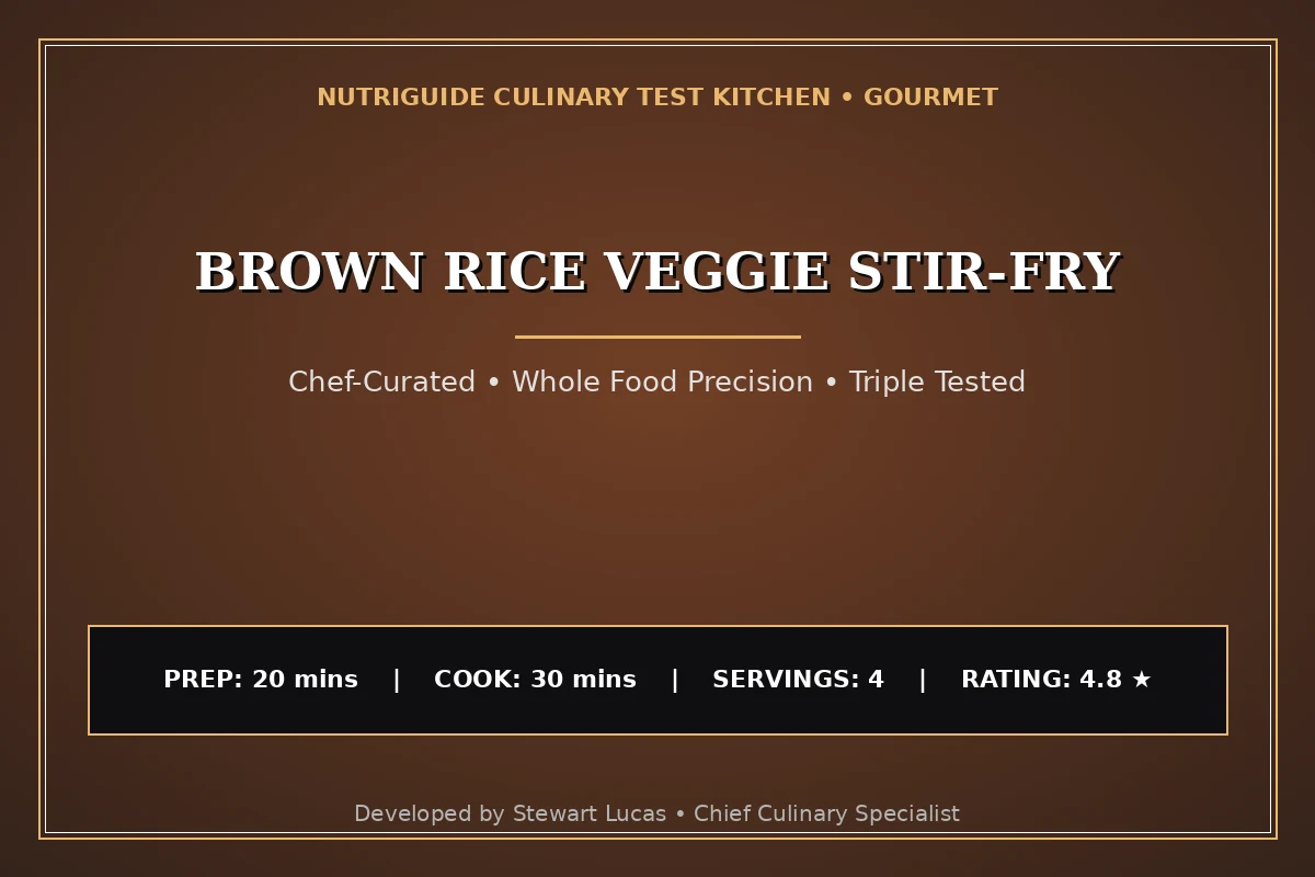 Brown Rice Veggie Stir-Fry