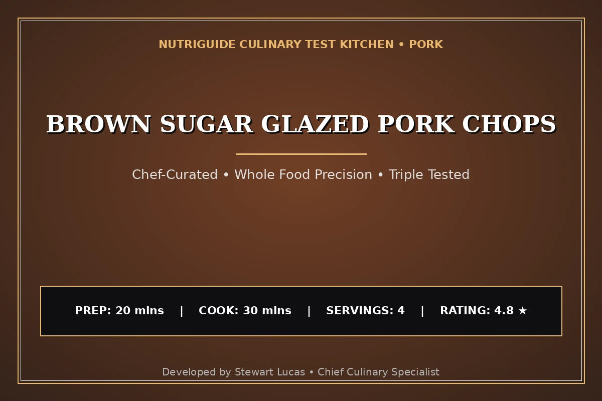 Brown Sugar Glazed Pork Chops
