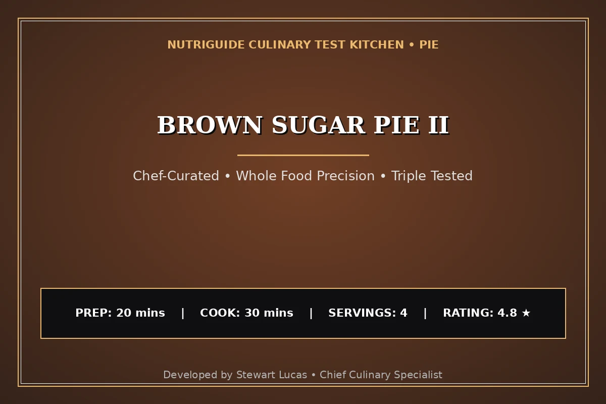 Brown Sugar Pie Ii