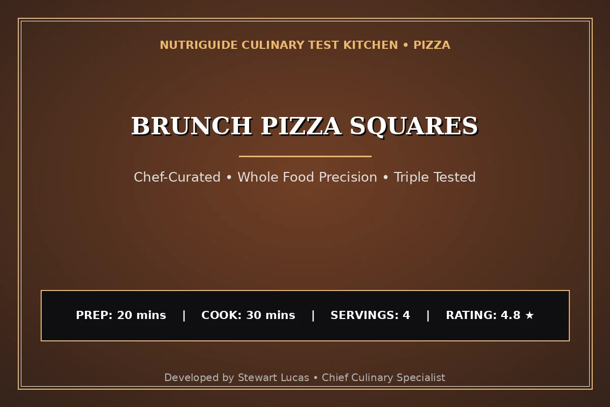 Brunch Pizza Squares