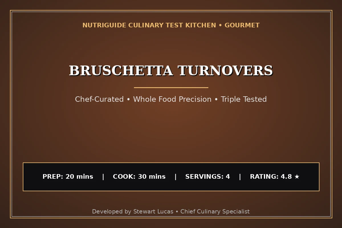 Bruschetta Turnovers