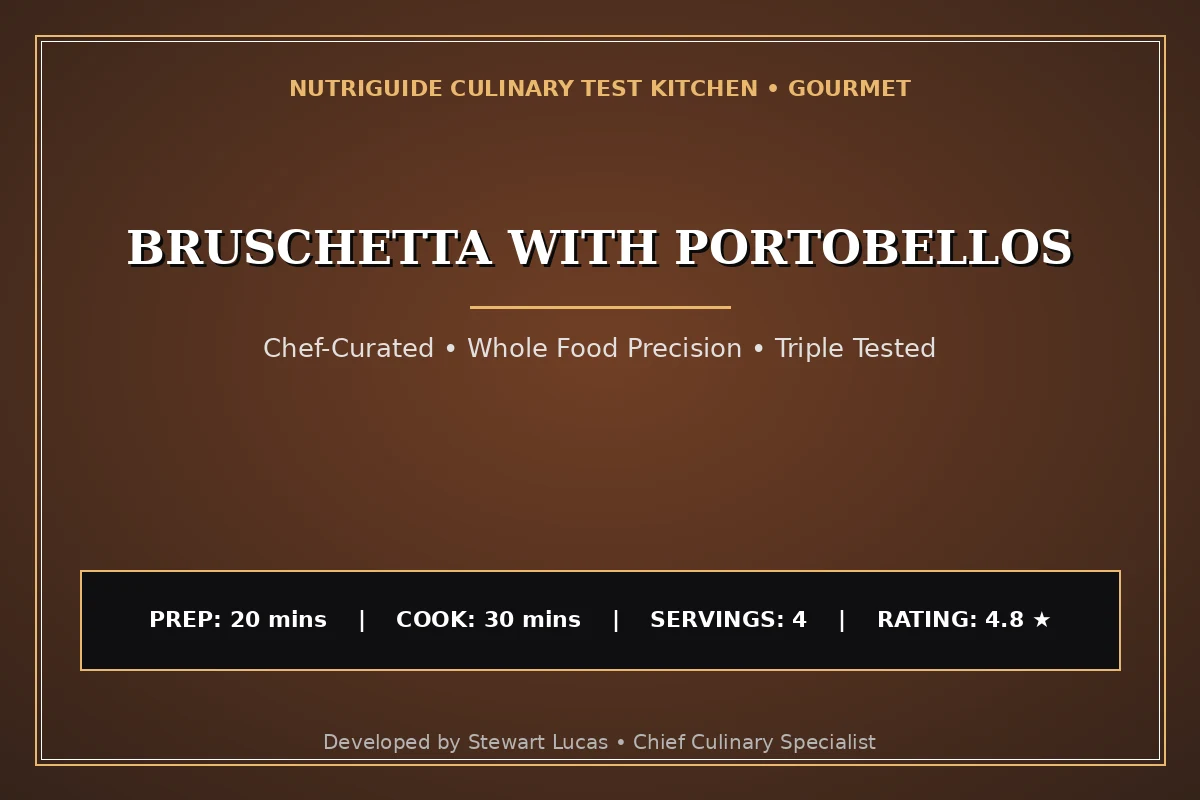 Bruschetta With Portobellos