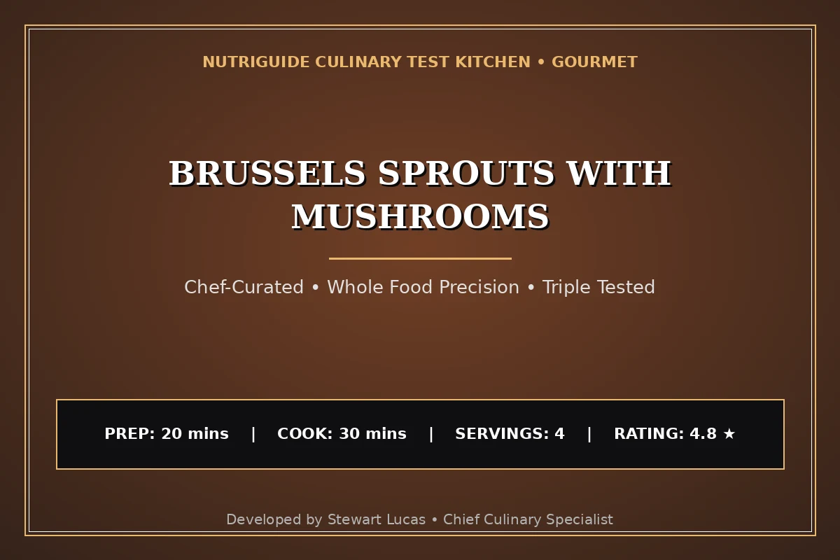 Brussels Sprouts With Mushrooms