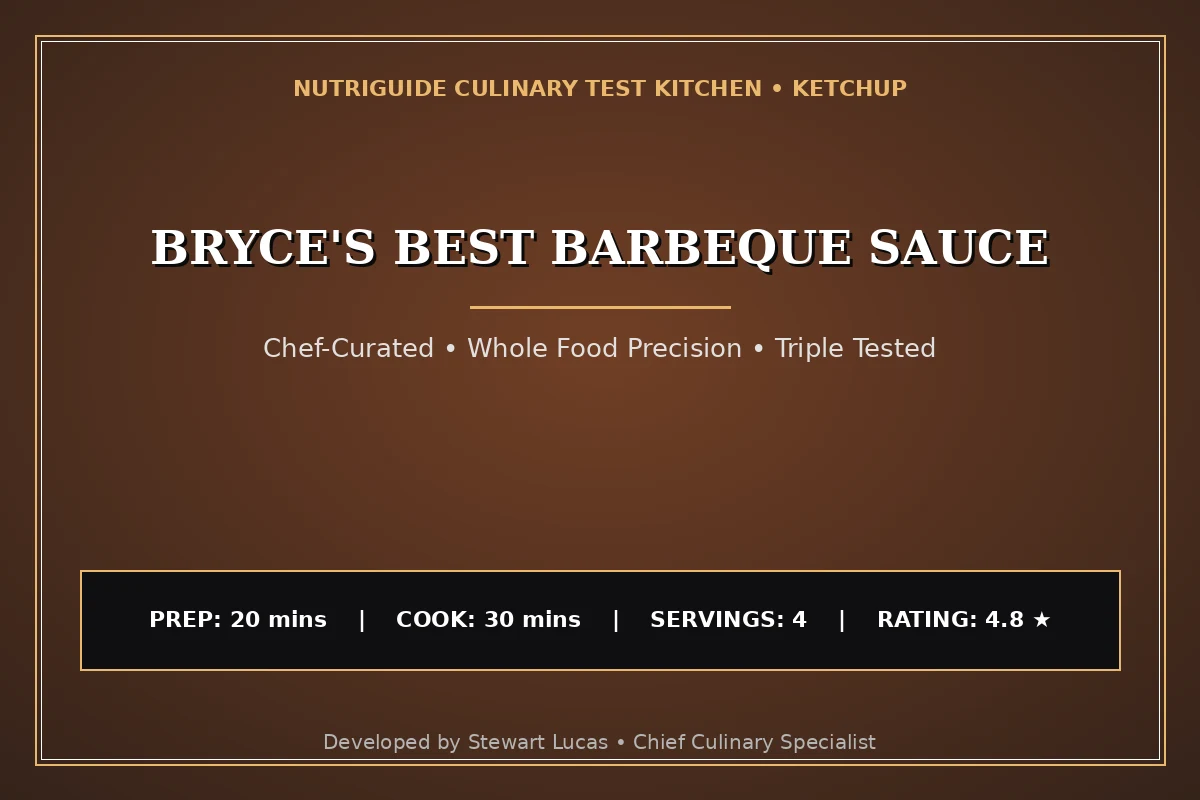Bryce'S Best Barbeque Sauce