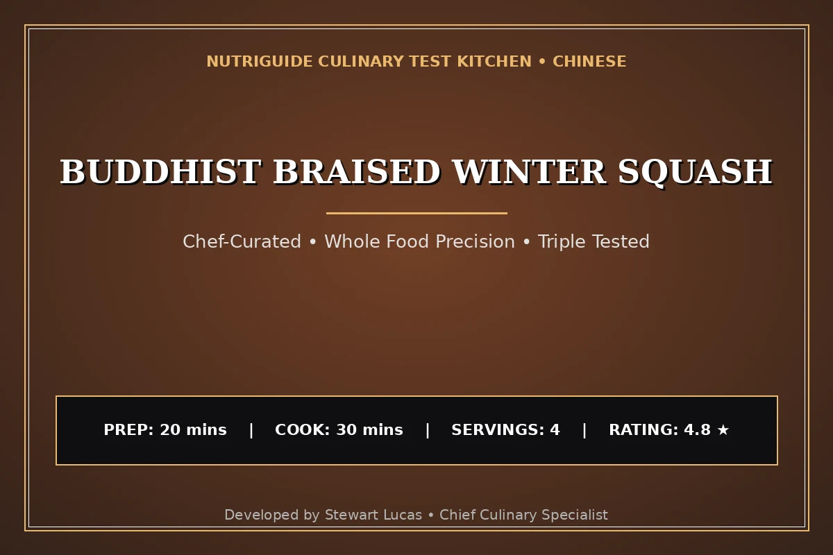 Buddhist Braised Winter Squash