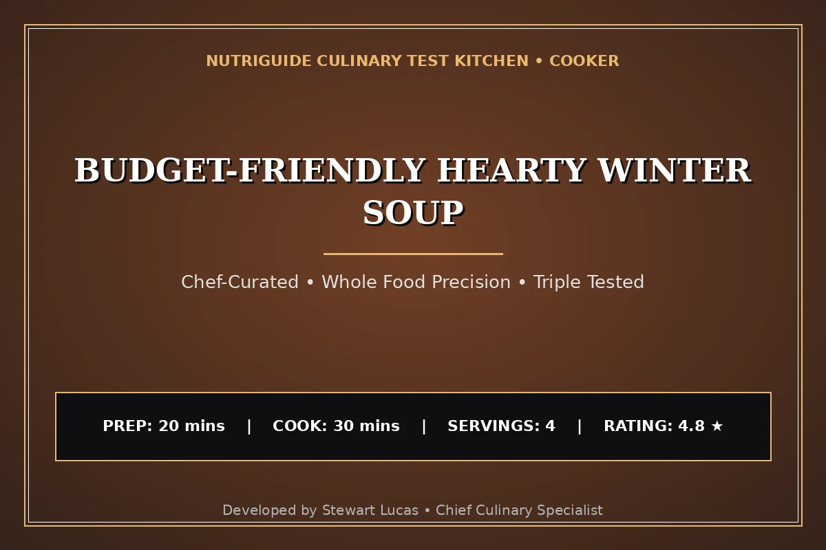 Budget-Friendly Hearty Winter Soup