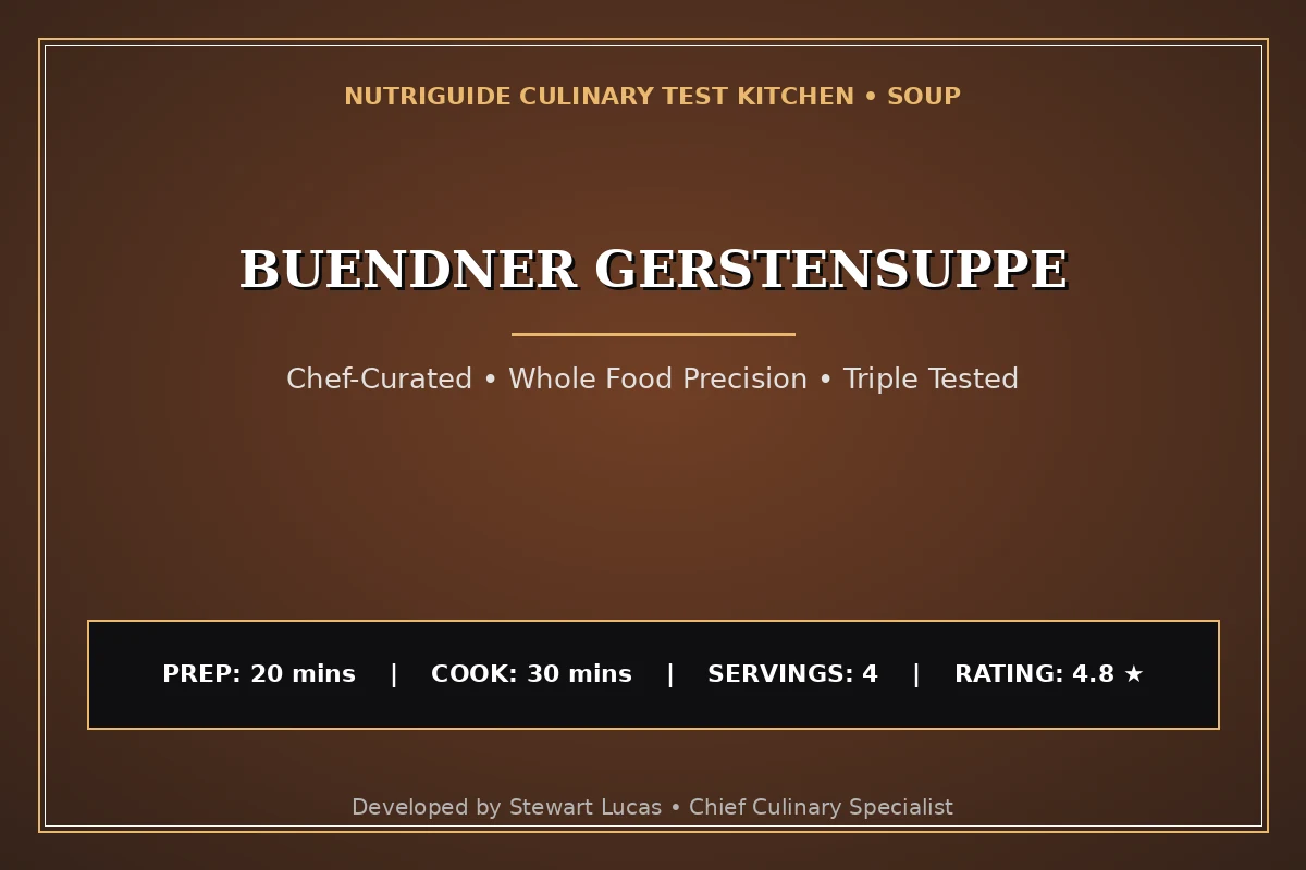 Buendner Gerstensuppe