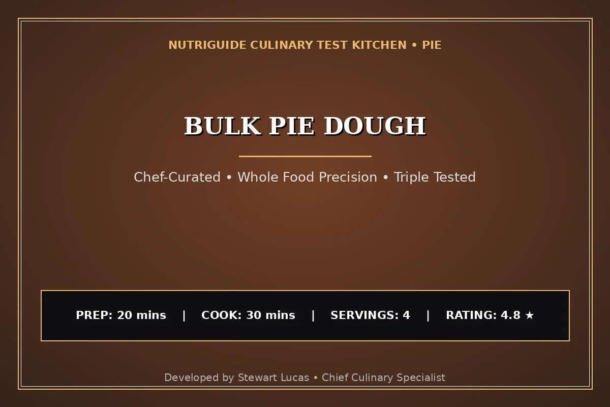 Bulk Pie Dough