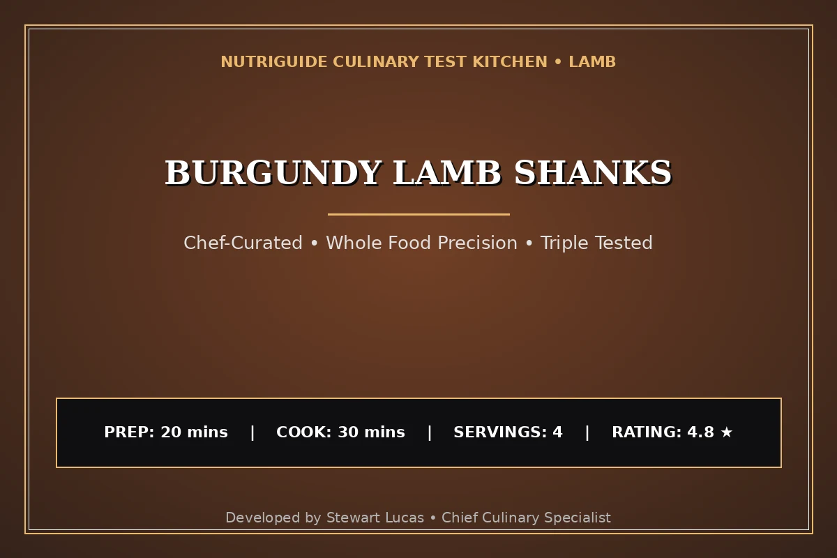 Burgundy Lamb Shanks