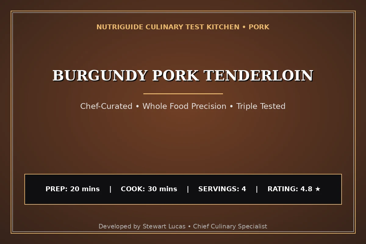 Burgundy Pork Tenderloin