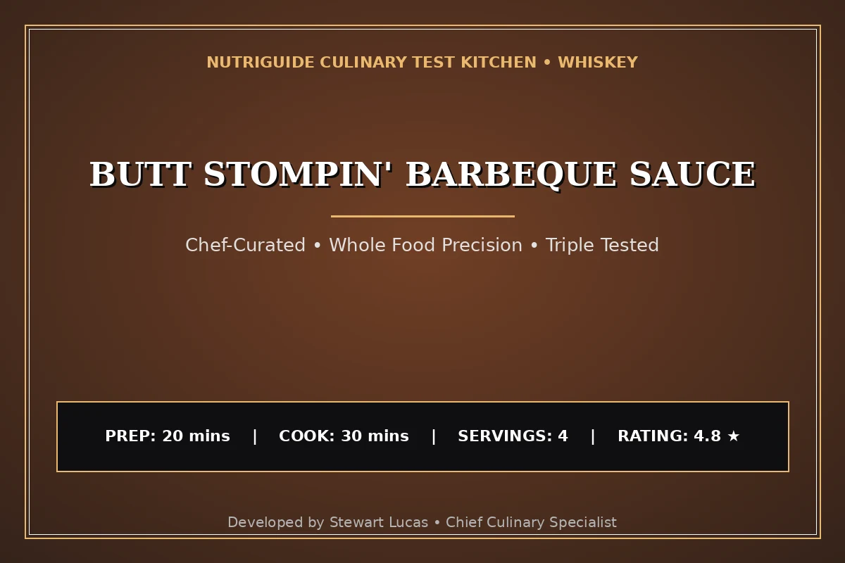 Butt Stompin' Barbeque Sauce