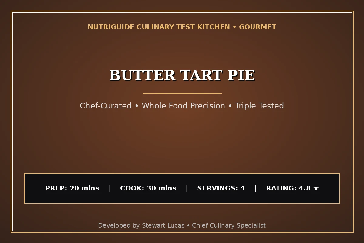 Butter Tart Pie