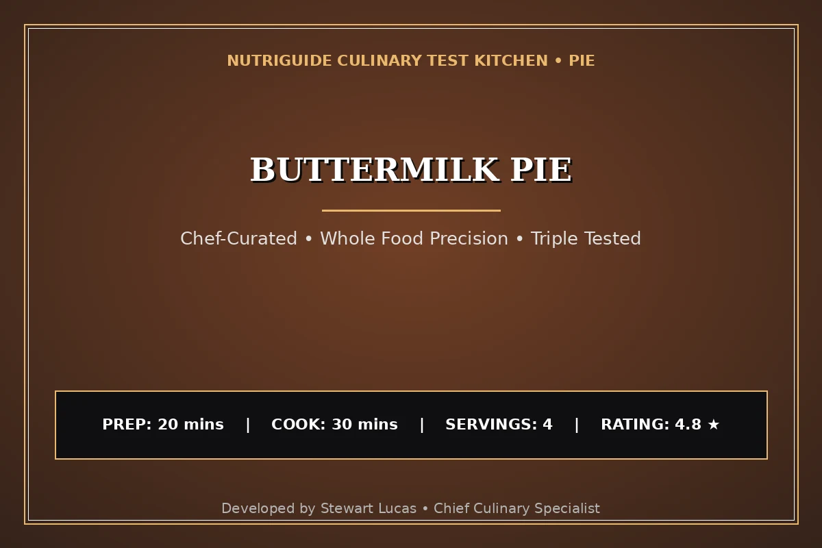 Buttermilk Pie