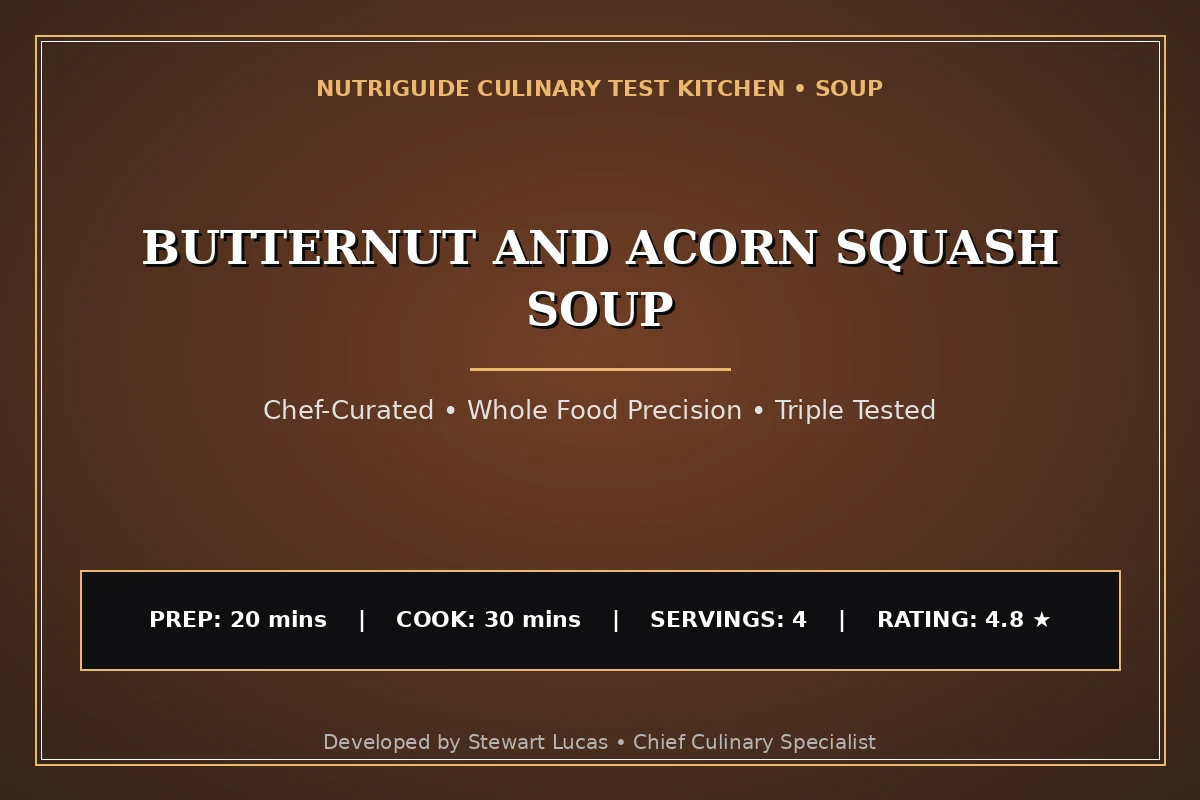 Butternut And Acorn Squash Soup