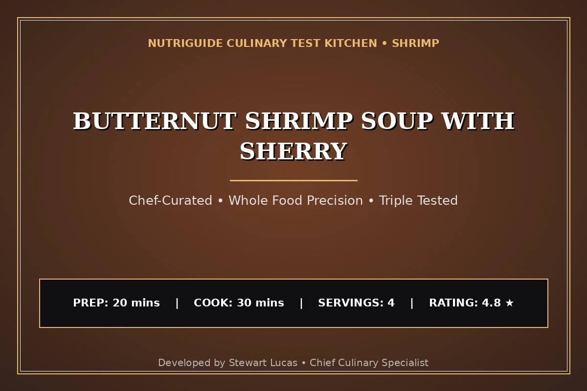 Butternut Shrimp Soup With Sherry