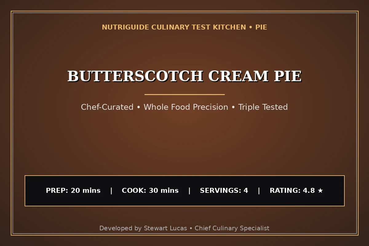 Butterscotch Cream Pie