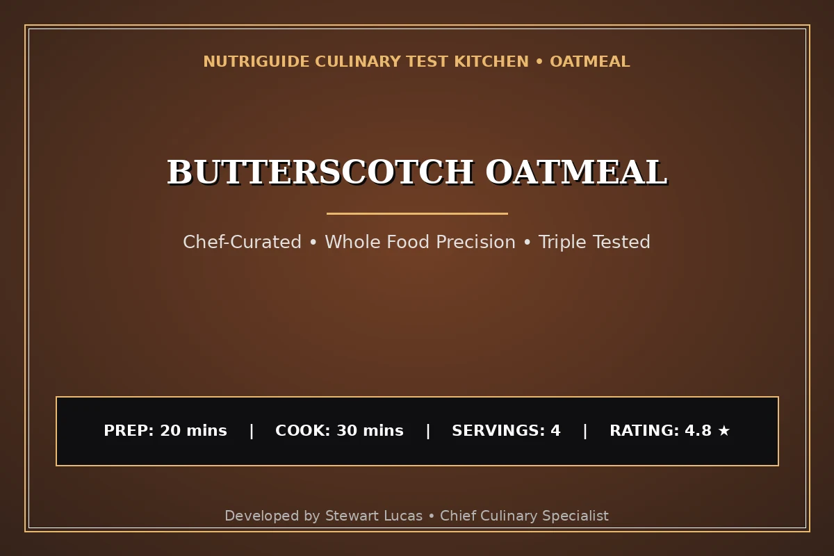 Butterscotch Oatmeal