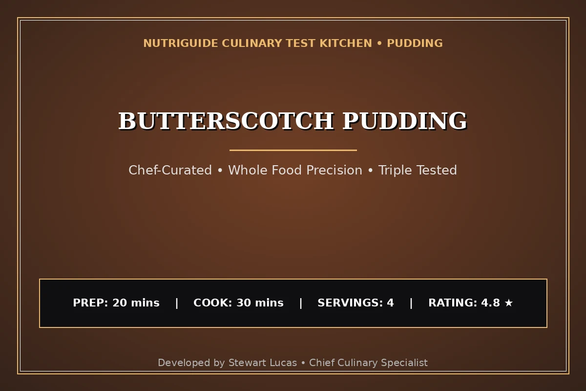 Butterscotch Pudding