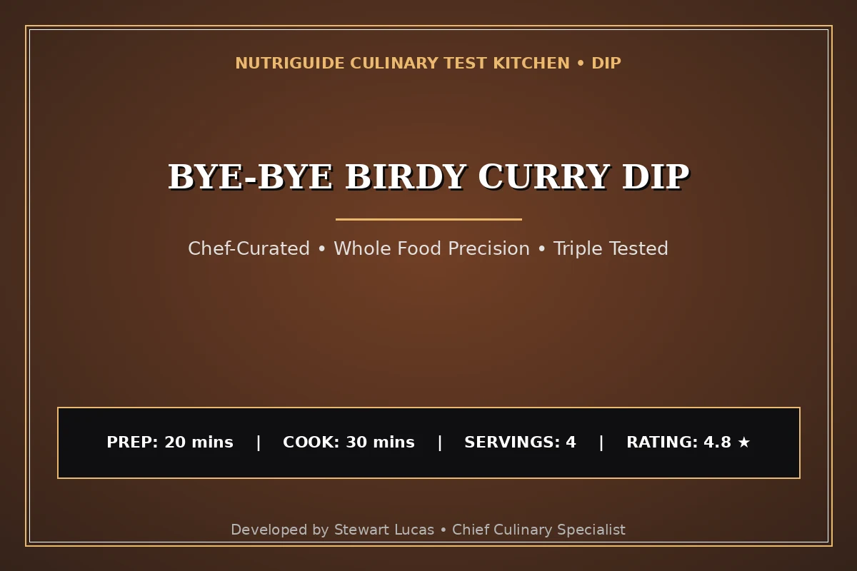 Bye-Bye Birdy Curry Dip