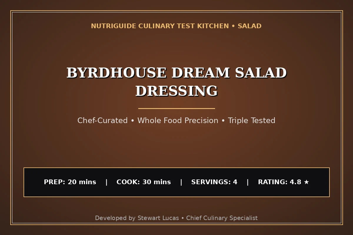 Byrdhouse Dream Salad Dressing