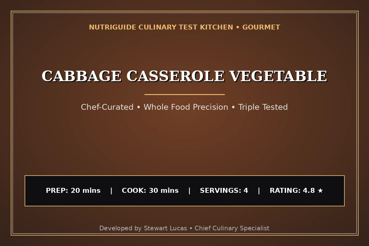 Cabbage Casserole Vegetable