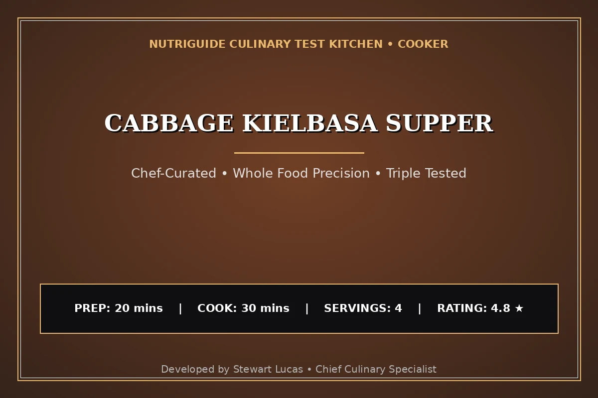 Cabbage Kielbasa Supper