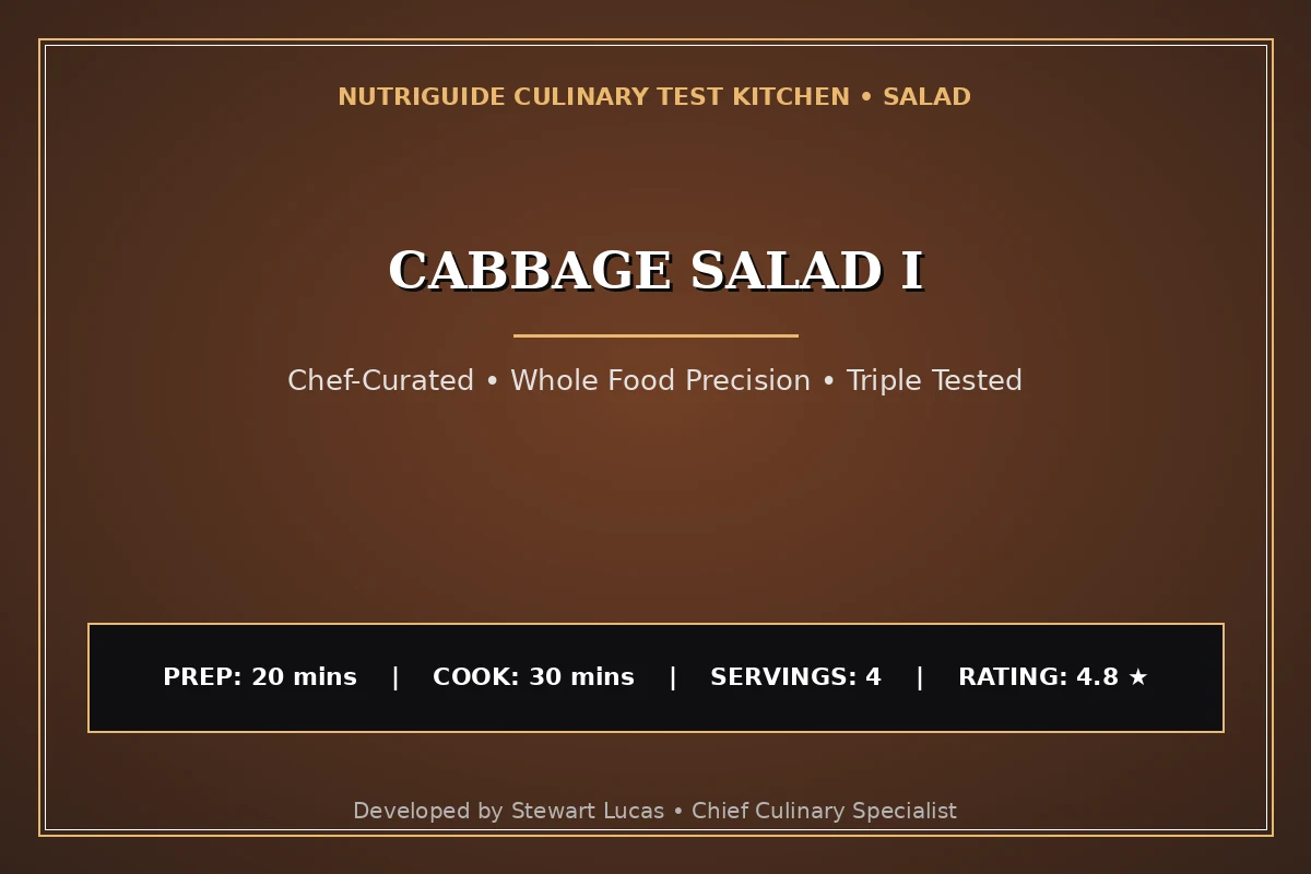 Cabbage Salad I