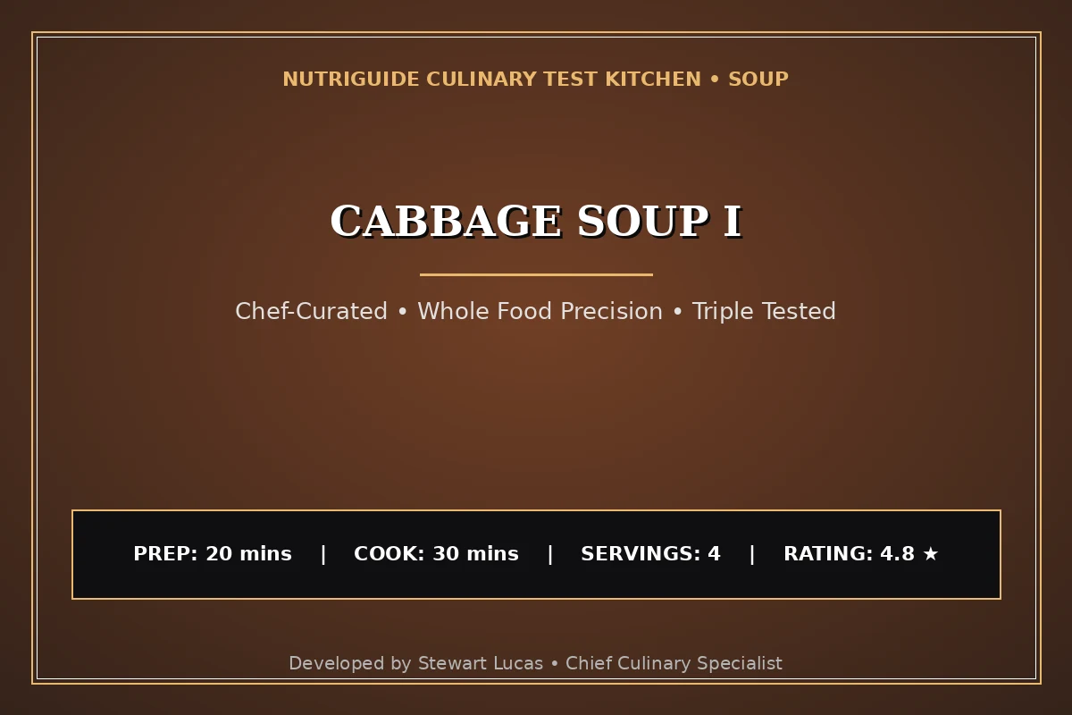 Cabbage Soup I