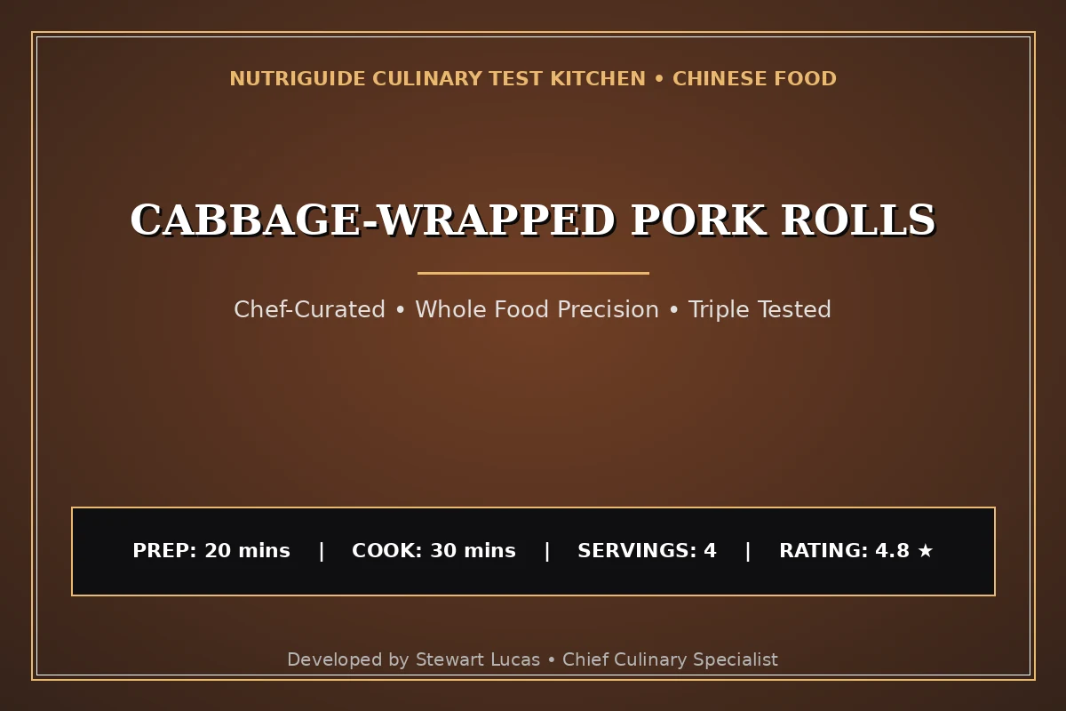 Cabbage-Wrapped Pork Rolls