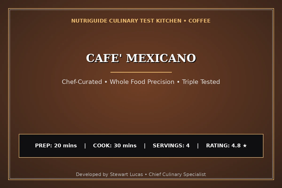 Cafe' Mexicano