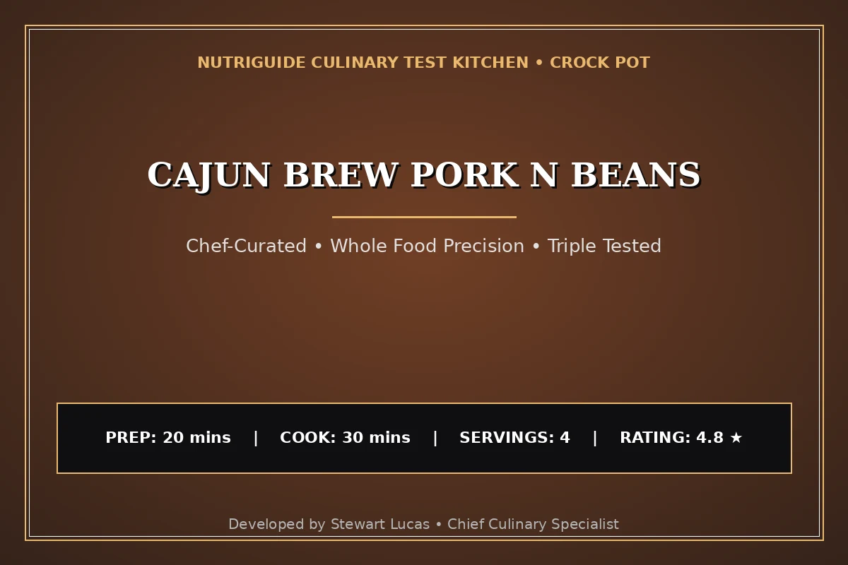 Cajun Brew Pork N Beans