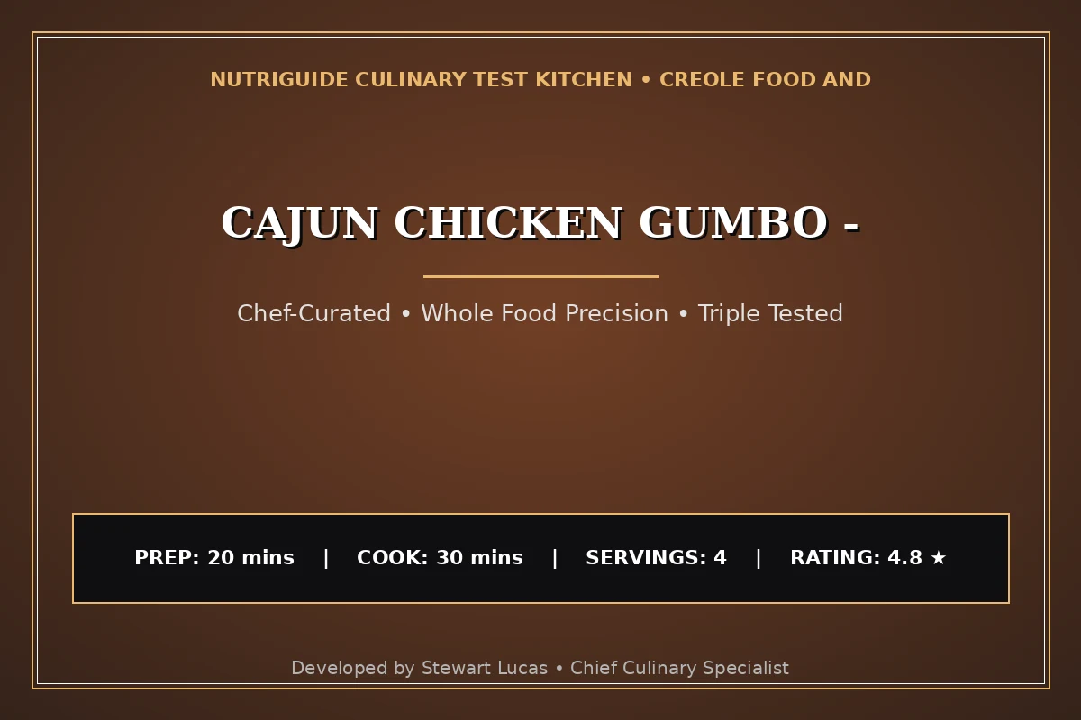 Cajun Chicken Gumbo -