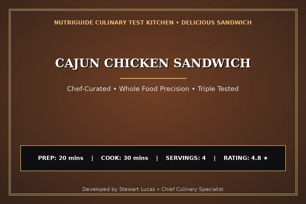 Cajun Chicken Sandwich