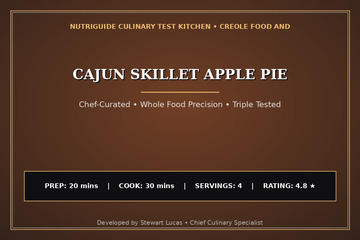 Cajun Skillet Apple Pie