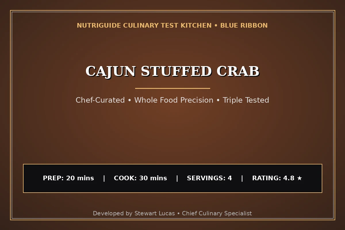 Cajun Stuffed Crab