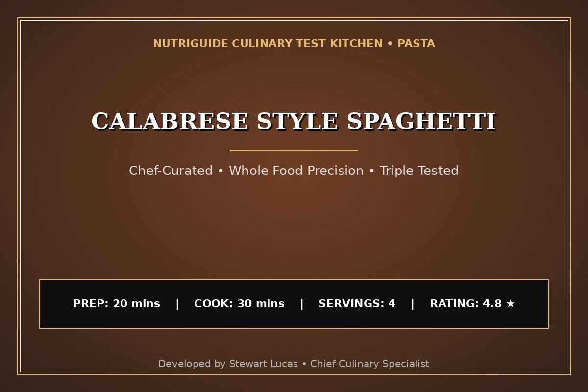 Calabrese Style Spaghetti