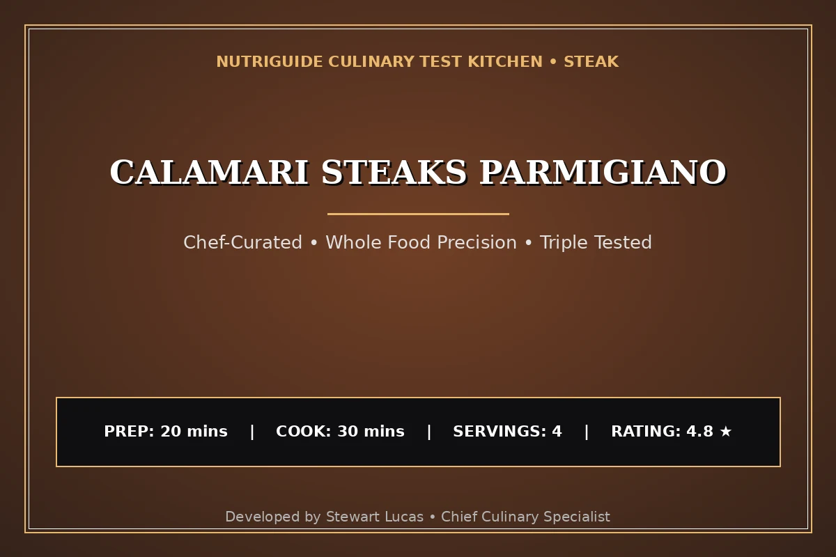 Calamari Steaks Parmigiano
