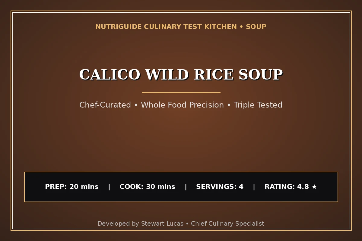 Calico Wild Rice Soup