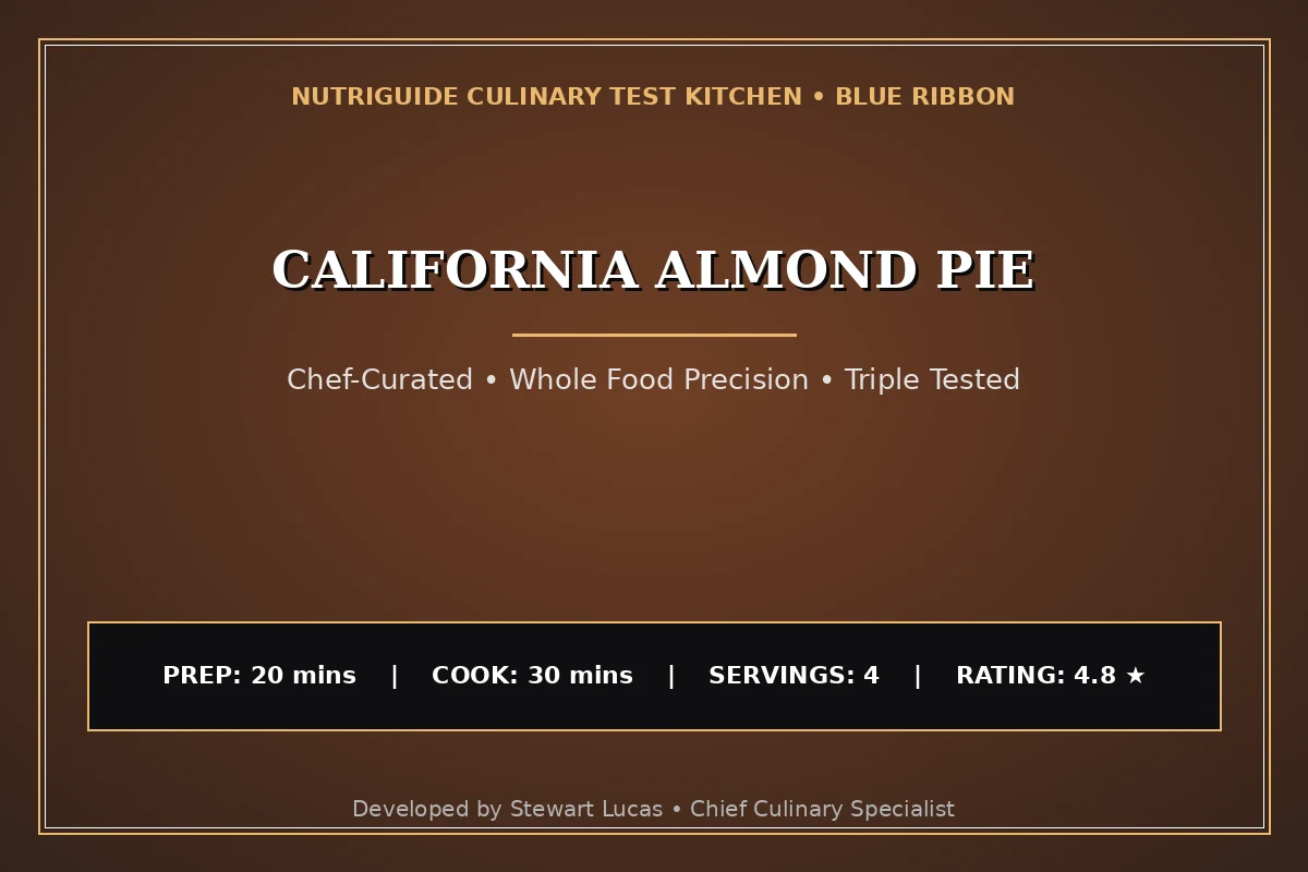 California Almond Pie