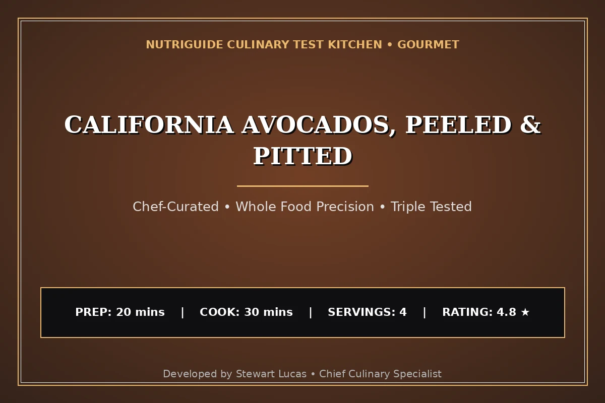 California Avocados, Peeled & Pitted