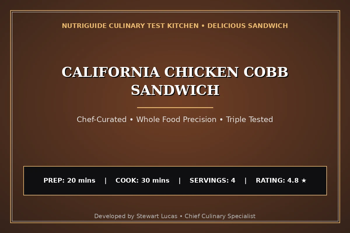 California Chicken Cobb Sandwich