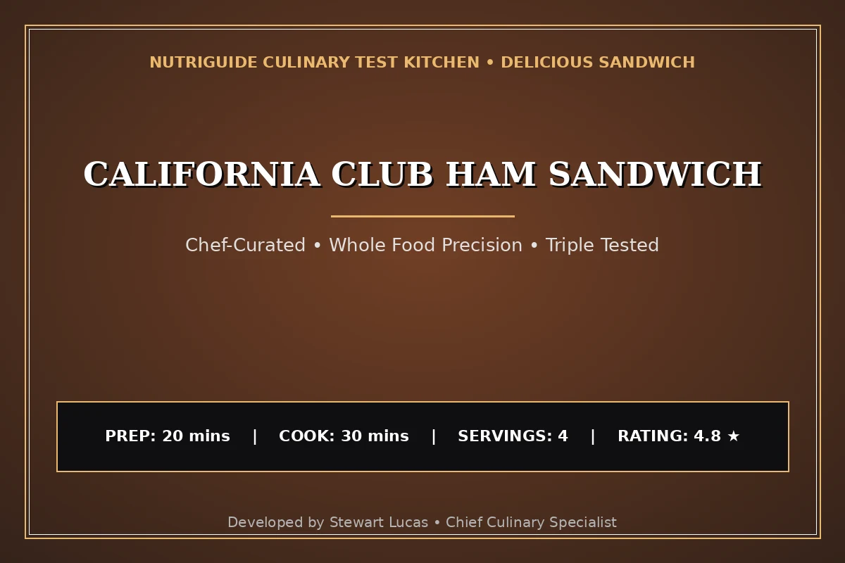 California Club Ham Sandwich