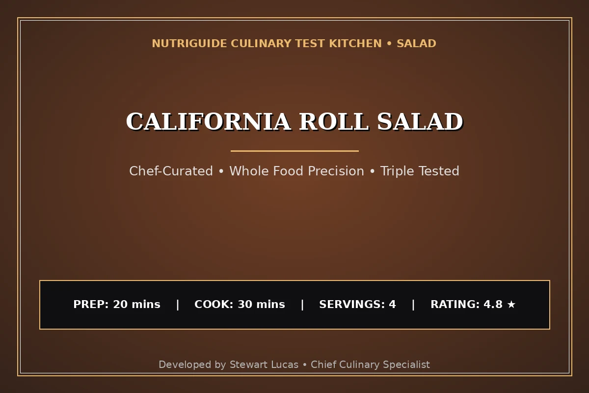 California Roll Salad