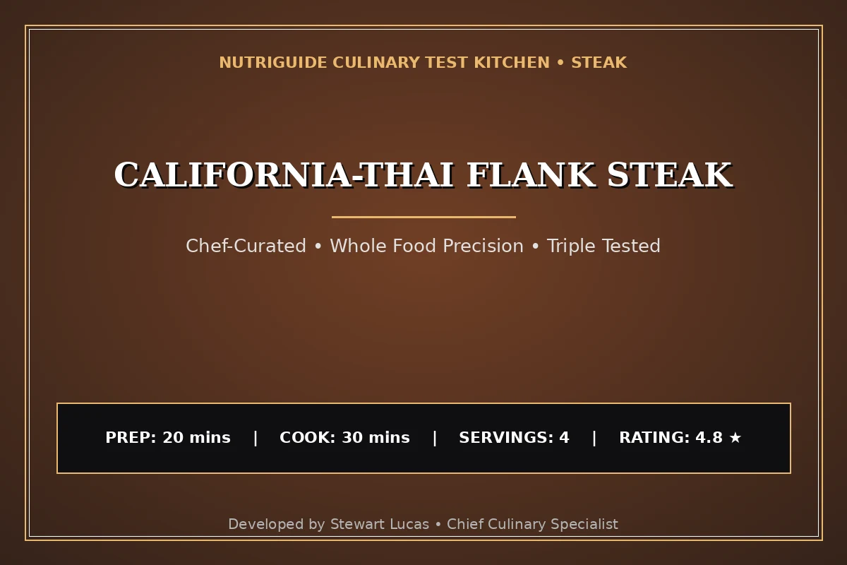 California-Thai Flank Steak