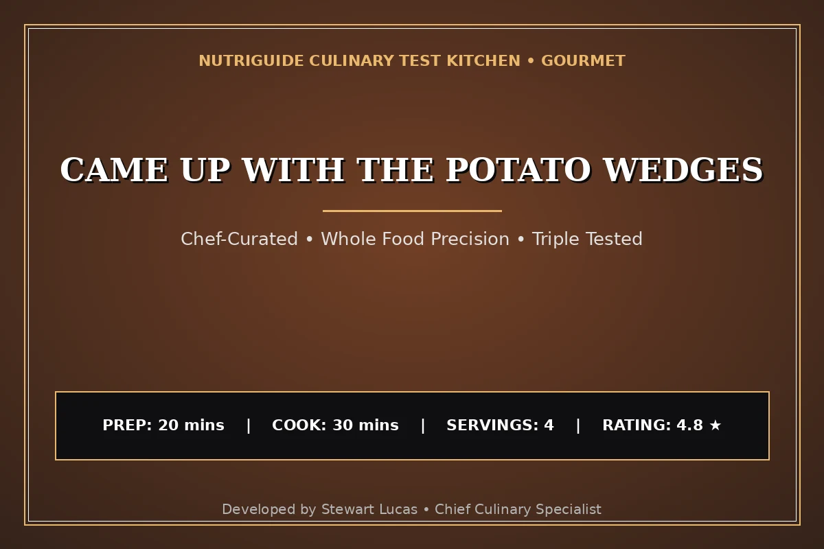 Came Up With The Potato Wedges