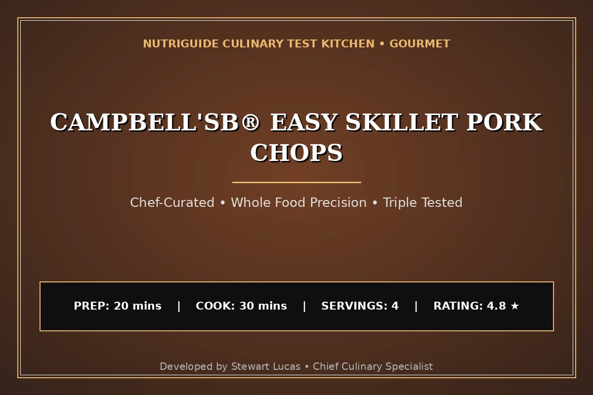 Campbell'Sв® Easy Skillet Pork Chops