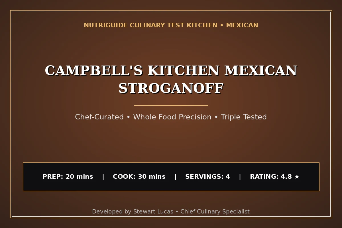 Campbell'S Kitchen Mexican Stroganoff