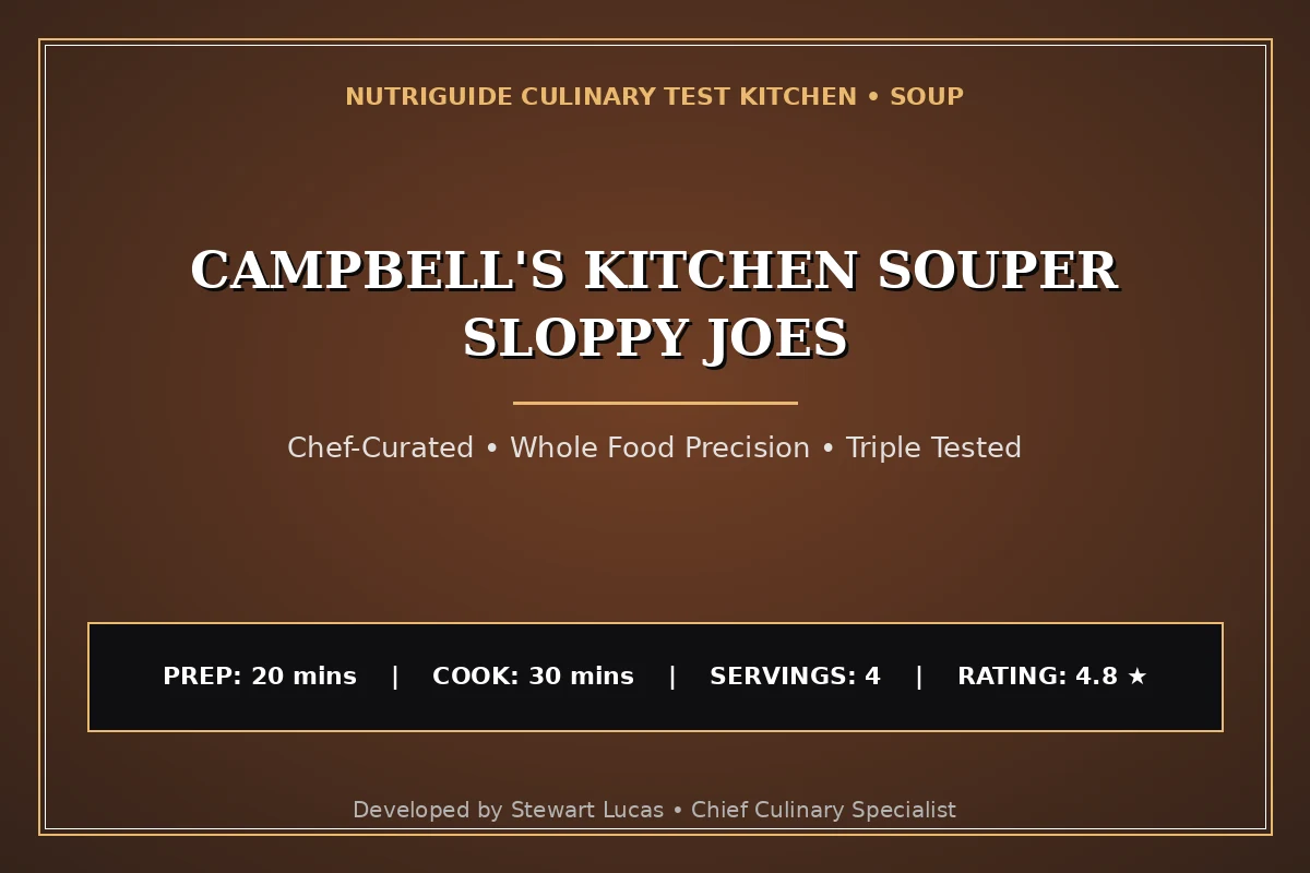 Campbell'S Kitchen Souper Sloppy Joes