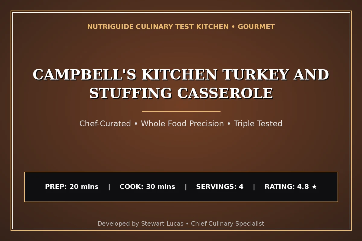 Campbell'S Kitchen Turkey And Stuffing Casserole