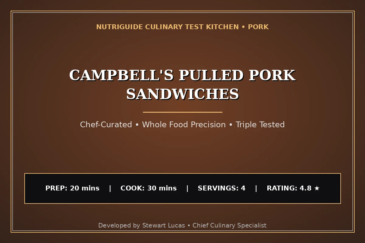 Campbell'S Pulled Pork Sandwiches